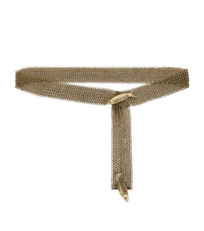 Marina Rinaldi Chain Fish-detail Belt In Gold