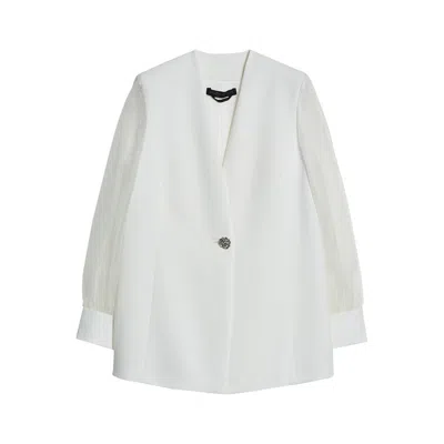 Marina Rinaldi Cicogna In White