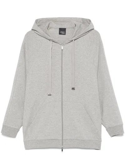Marina Rinaldi Cinema Hoodie In Grey