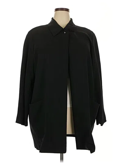 Pre-owned Marina Rinaldi Coat In Black