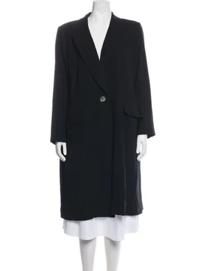 Pre-owned Marina Rinaldi Coat In Black