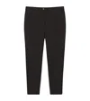 Marina Rinaldi Cotton-blend Rosa Trousers In Black