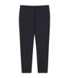 Marina Rinaldi Cotton-blend Tailored Trousers In Blue