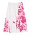 MARINA RINALDI COTTON LECITO MIDI SKIRT