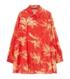 Marina Rinaldi 2a Uscita Glasgow Blouse In Red