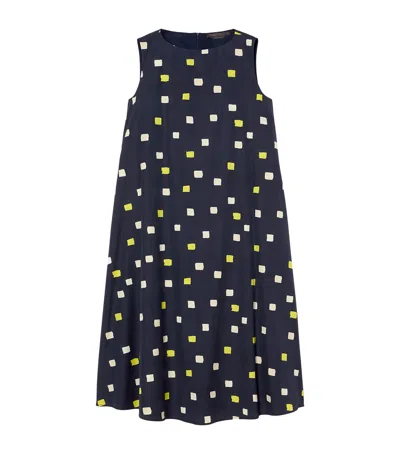 Marina Rinaldi Cotton Printed Terni Midi Dress