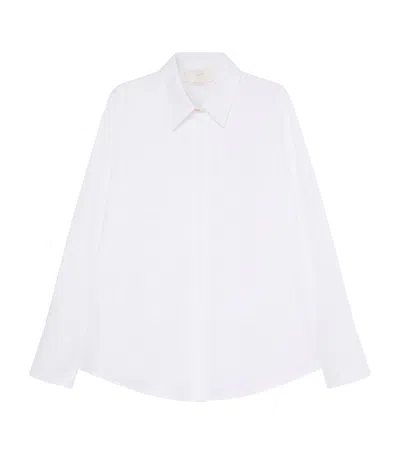 Marina Rinaldi Cotton Shirt In White