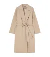 Marina Rinaldi Cotton Ulzio Trench Coat In Brown