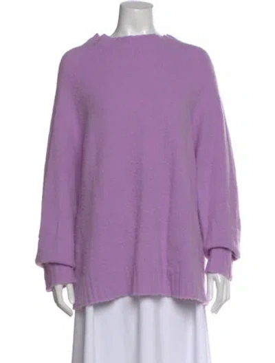 Pre-owned Marina Rinaldi Crew Neck Sweater In Purple