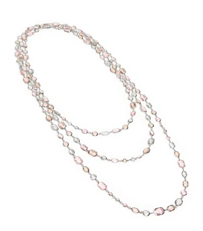 Marina Rinaldi Crystal-embellished Necklace In Gold