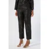 Marina Rinaldi Demetra Metallic Floral Jacquard Pants In Multi