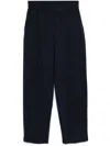 Marina Rinaldi Navy Blue Drava Sweatpants In Blue