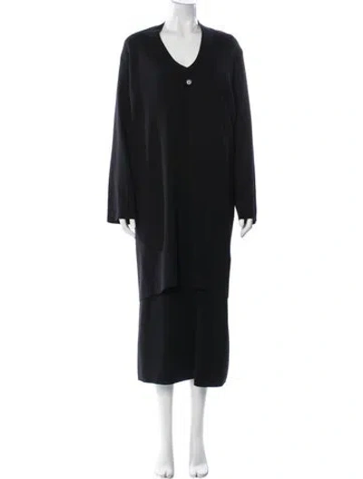 Pre-owned Marina Rinaldi Dress In Black