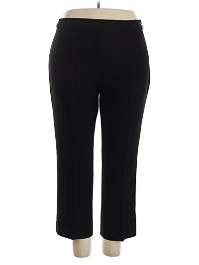 Pre-owned Marina Rinaldi Dress Pants In Black