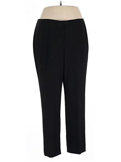 Pre-owned Marina Rinaldi Dress Pants In Black