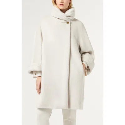 Marina Rinaldi Plus Size Durante Single-button Wool Jacket In Make Up Lumiere