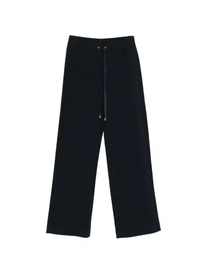 Marina Rinaldi Elasticated-waistband Track Pants In Black