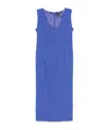 Marina Rinaldi Elsa Midi Dress In Blue
