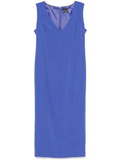 Marina Rinaldi Elsa Midi Dress In Blue