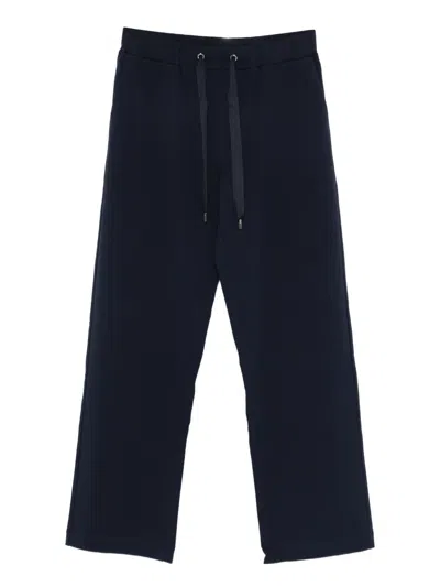 Marina Rinaldi Elvira Drawstring Trousers In Blue