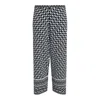 Marina Rinaldi Geo Jacquard Knit Pants In Pink
