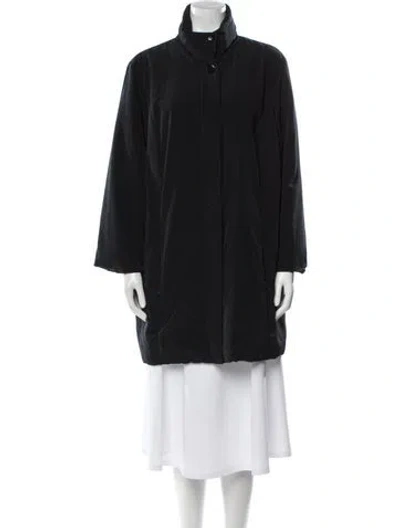 Pre-owned Marina Rinaldi Faux Fur Coat In Black