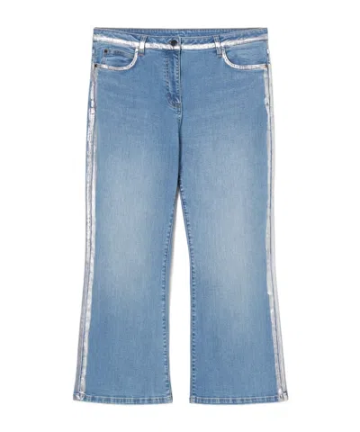 Marina Rinaldi Flared Jeans In Blue