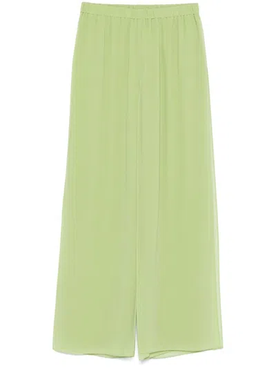 Marina Rinaldi Flared Trousers 'getto' Green