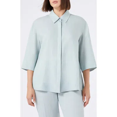 MARINA RINALDI MARINA RINALDI FLORIDA LINEN CANVAS TUNIC