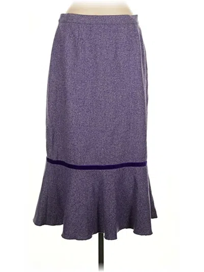 Pre-owned Marina Rinaldi Formal Skirt In Purple