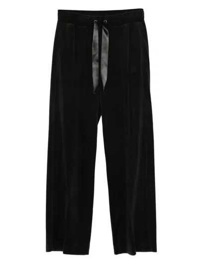 Marina Rinaldi Garian Drawstring Track Pants In Black
