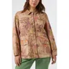 Marina Rinaldi Sport 1a Uscita Gattini Printed Jacket In Hazelnut Brown