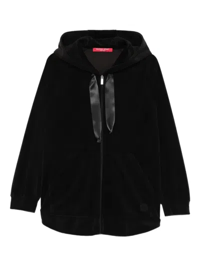 Marina Rinaldi Giano Zip-fastening Hoodie In Black