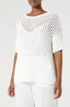 Marina Rinaldi Voyage 2a Uscita Giugno Sweater In Optical White