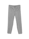 Marina Rinaldi Herringbone-pattern Elasticated Trousers In Blue
