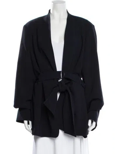 Pre-owned Marina Rinaldi Jacket In Blue