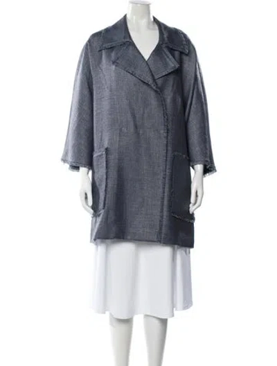 Pre-owned Marina Rinaldi Jacket In Blue
