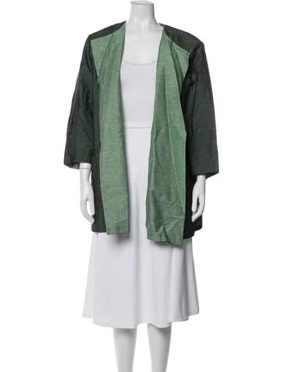 Pre-owned Marina Rinaldi Jacket In Green