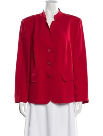 Pre-owned Marina Rinaldi Jacket In Red