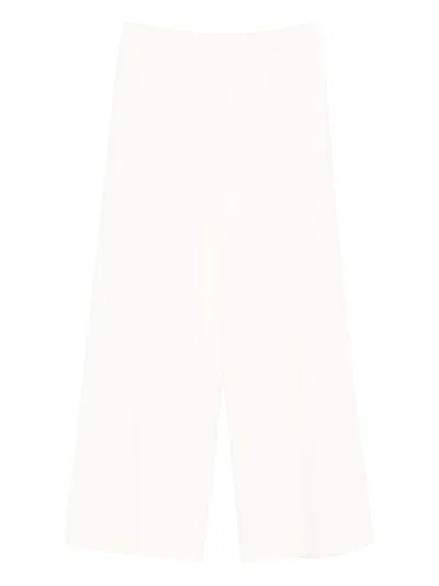 Marina Rinaldi Kaki Trousers In White
