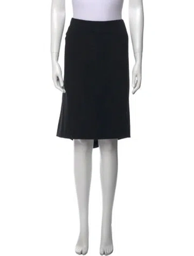 Pre-owned Marina Rinaldi Knee-length Skirt In Black