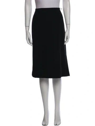 Pre-owned Marina Rinaldi Knee-length Skirt In Black