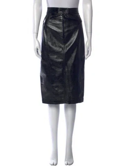 Pre-owned Marina Rinaldi Knee-length Skirt In Black