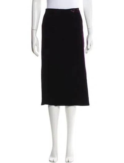 Pre-owned Marina Rinaldi Knee-length Skirt In Black