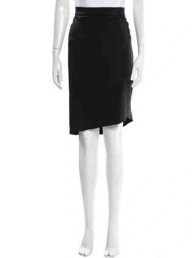 Pre-owned Marina Rinaldi Knee-length Skirt In Black