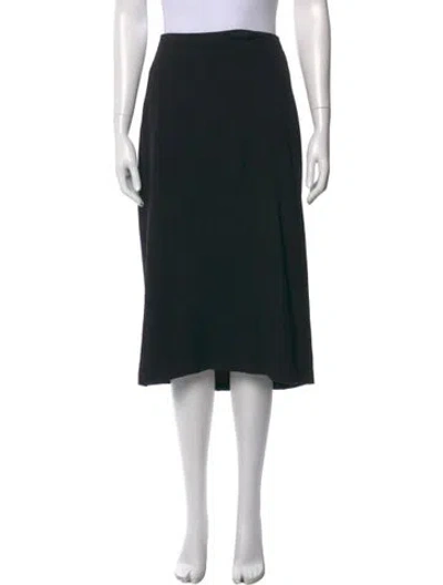 Pre-owned Marina Rinaldi Knee-length Skirt In Black