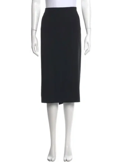 Pre-owned Marina Rinaldi Knee-length Skirt In Black