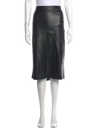 Pre-owned Marina Rinaldi Knee-length Skirt In Black