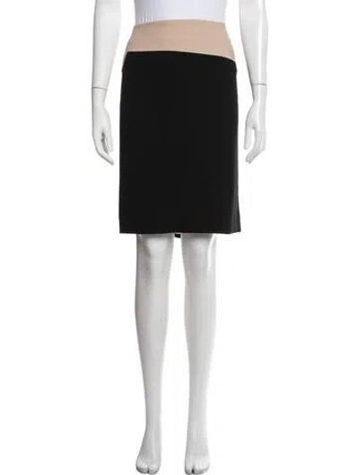 Pre-owned Marina Rinaldi Knee-length Skirt In Black