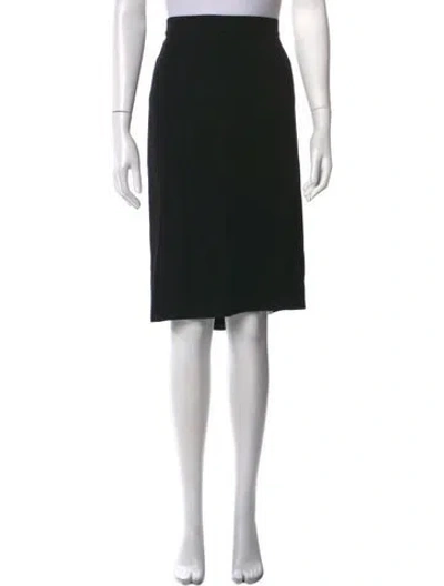 Pre-owned Marina Rinaldi Knee-length Skirt In Black